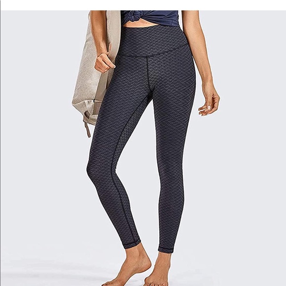 Black Stretchy Black Ribbed Leggings - Picture 4 of 15